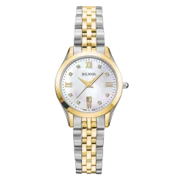 Relógio de Senhora Classic R Bicolor Madrepérola e diamantes