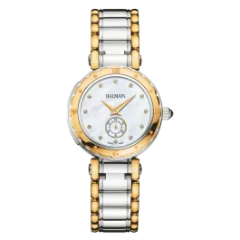 Relógio Senhora Balmania Lady Madrepérola Bicolor Diamantes