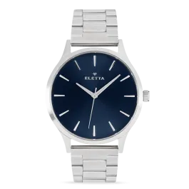 Relógio Homem New Classic XL Brushed Steel & Blue