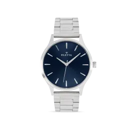 Relógio Homem New Classic XL Brushed Steel & Blue