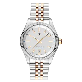 Relógio Feminino Sussex Branco e Bicolor