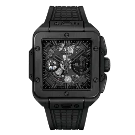 SQUARE BANG UNICO ALL BLACK 42 MM