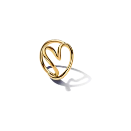 Anel Coração design Orgânico