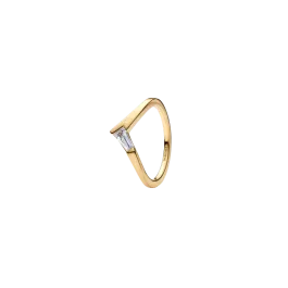 Anel Baguette Tiara