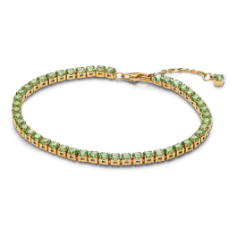 Pulseira Tenis Verde Brilhante