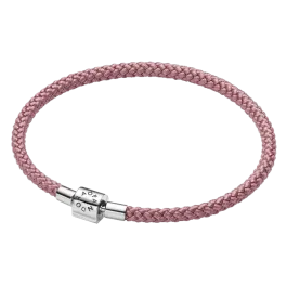 Pulseira Cordão Rosa Radiante