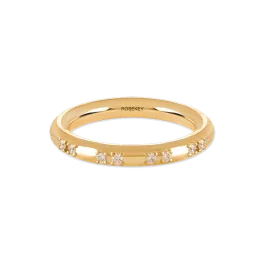Anel Primrose Ouro Amarelo E Diamantes