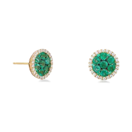 Brincos Diamantes E Esmeraldas