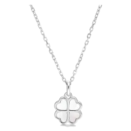 Colar PIETRA Trevo Branco