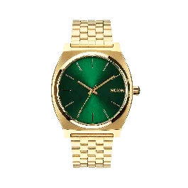Relógio Time Teller Dourado e Verde