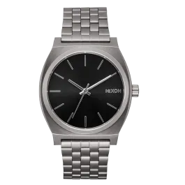 Relógio Time Teller Preto e Prateado