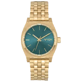 Relógio Medium Time Teller Turquesa e Dourado