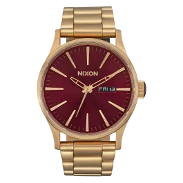 Relógio Sentry SS Vermelho e Dourado