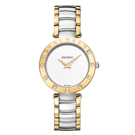 Relógio de Senhora Balmainia Bijou Bicolor com diamantes