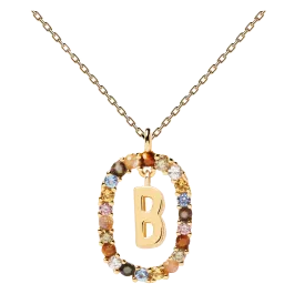 Colar Letra B Dourado