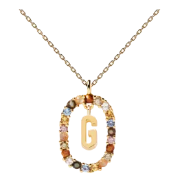 Colar Letra G Dourado