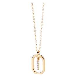 Colar Mini Letters I Dourado