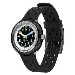 Relógio Flik Flak de criança preto