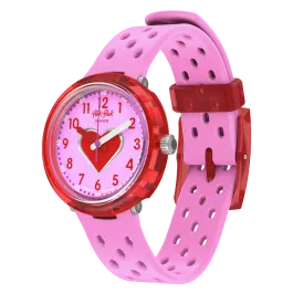 Relógio Flik Flak de criança coração