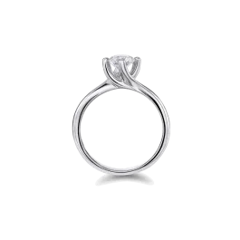 Anel Solitário Aphrodite Ouro Branco 0.50ct