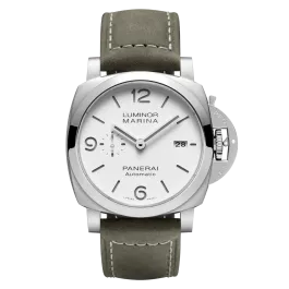 LUMINOR MARINA AÇO BRANCO 44MM