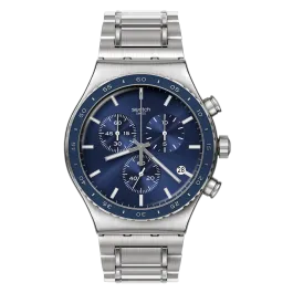 Relógio Swatch homem Cronógrafo Azul Aço