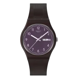 Relógio Swatch homem Castanho Data