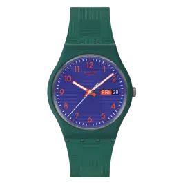 Relógio Swatch homem Verde e Azul Data