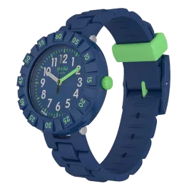 Relógio Flik Flak de criança azul