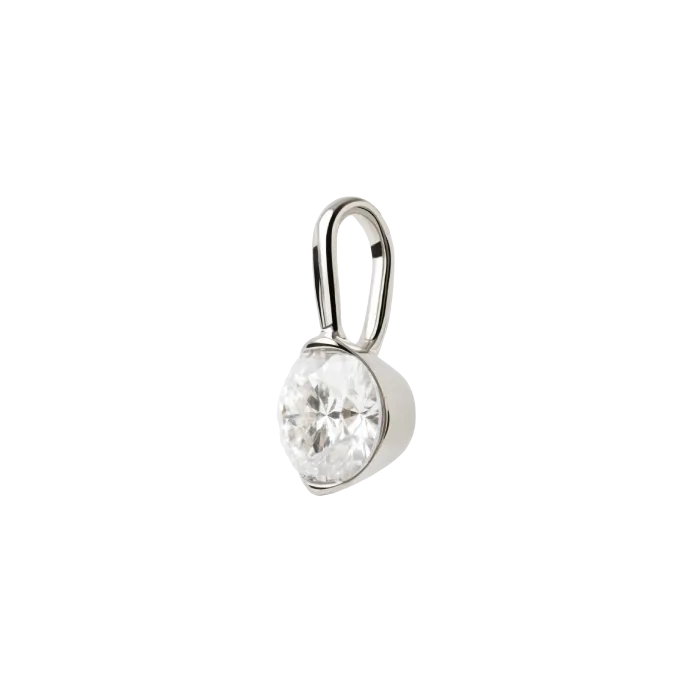 Pendente Grace Mini Ouro Branco Diamantes