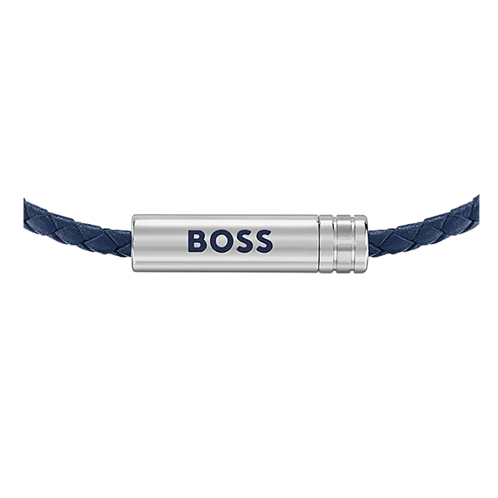 Pulseira Homem Pele e Aço Ares Air imagem 2