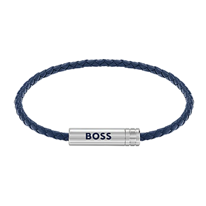 Pulseira Homem Pele e Aço Ares Air imagem 0