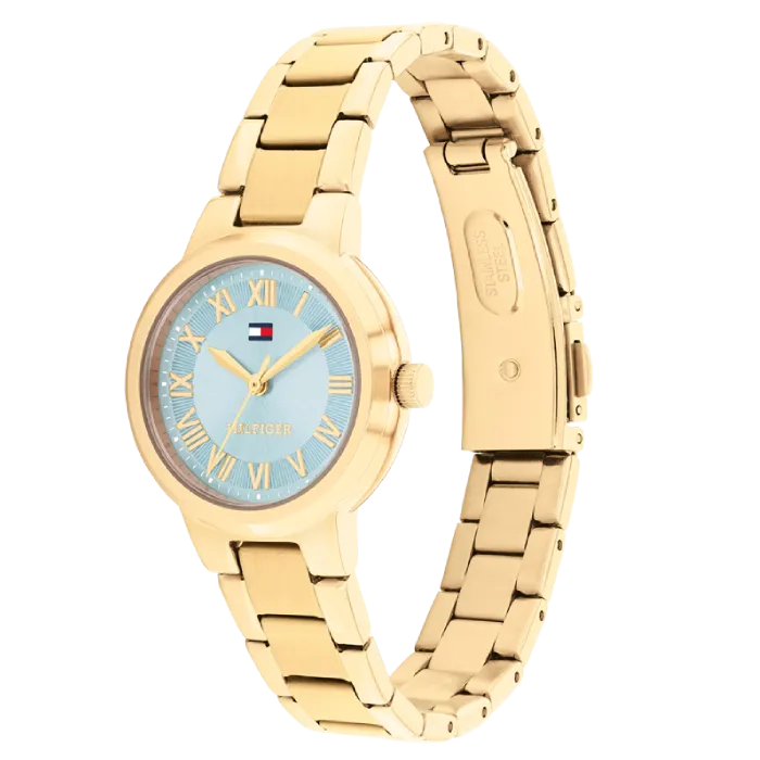 Relógio Mulher Aço IP Dourado