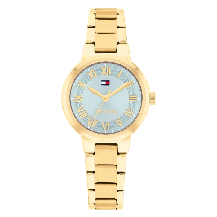 Relógio Mulher Aço IP Dourado