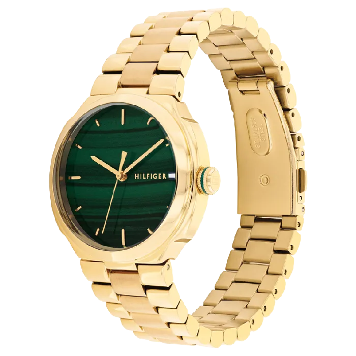 Relógio Mulher Aço IP Dourado