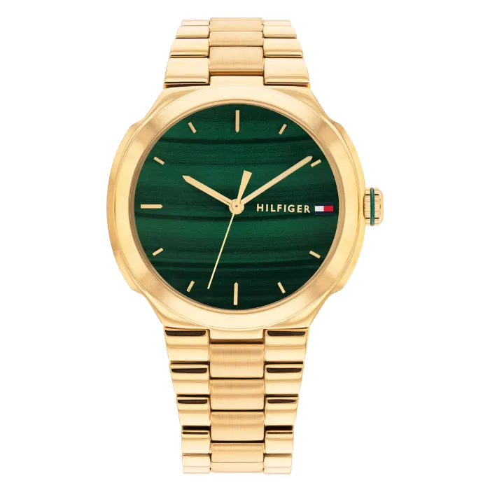 Relógio Mulher Aço IP Dourado