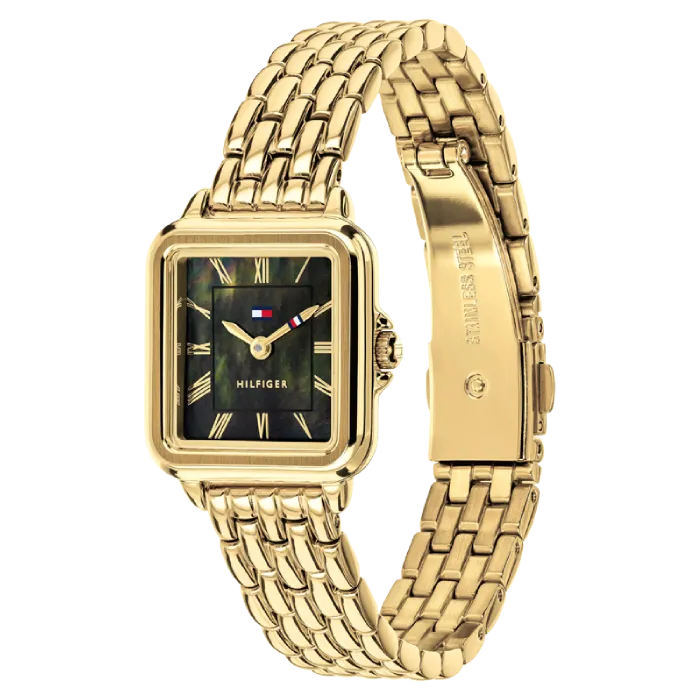 Relógio Mulher Aço IP Dourado