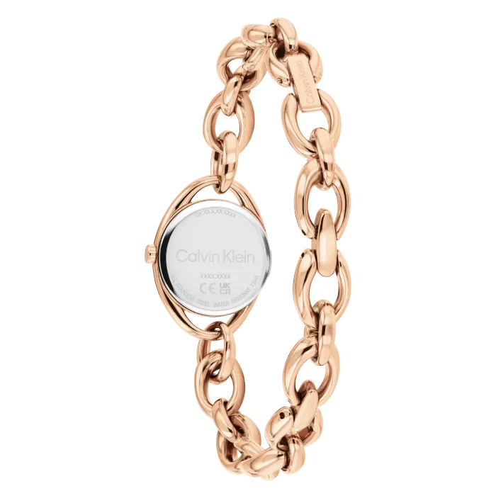 Relógio Senhora Dourado Rosa