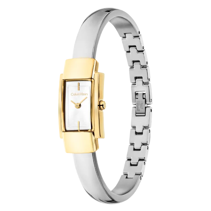 Relógio Senhora Bicolor Aço e Dourado