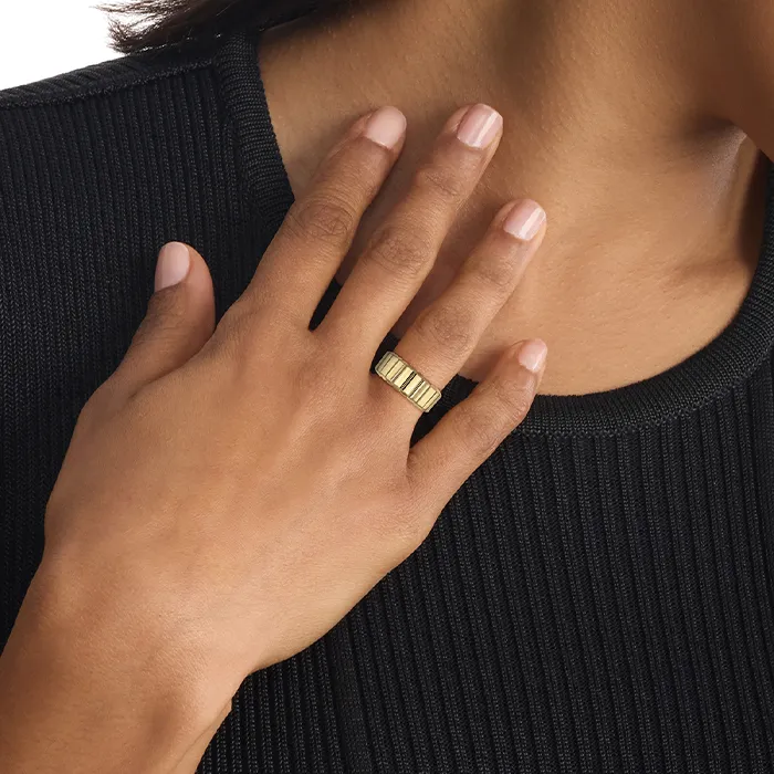 Anel Senhora extensível dourado