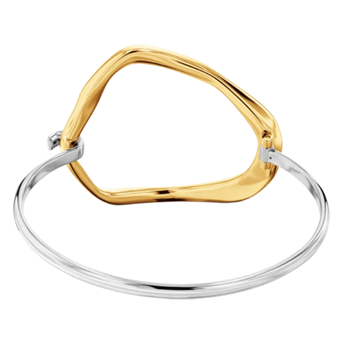 Pulseira Senhora em Aço e Dourado