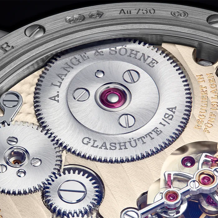 Zeitwerk Date in 750 white gold