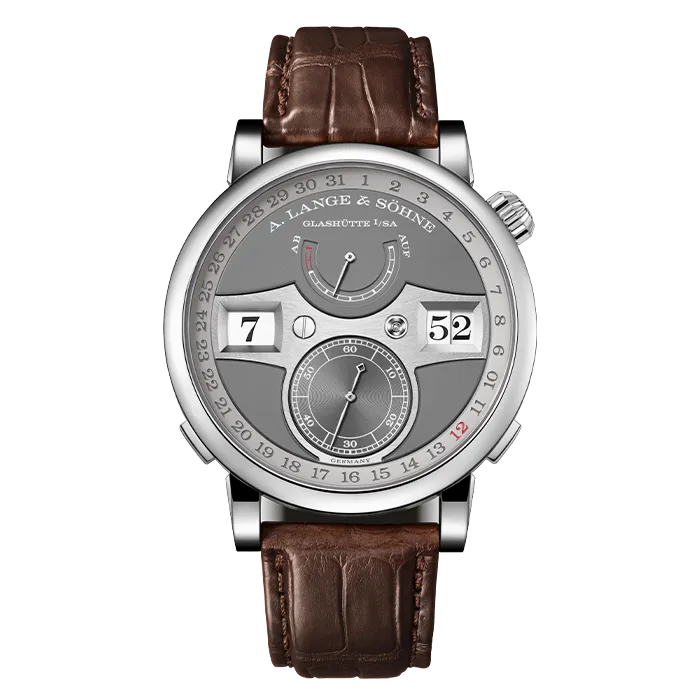 Zeitwerk Date in 750 white gold