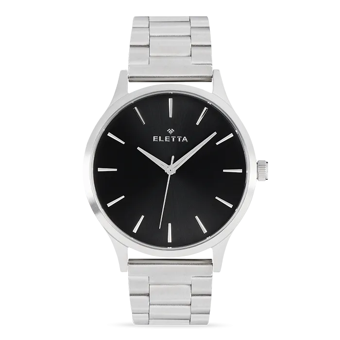 Relógio Homem New Classic XL Brushed Steel & Black