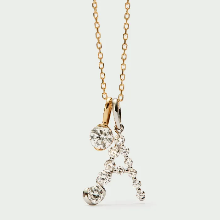 Pendente Grace Mini Ouro Diamantes