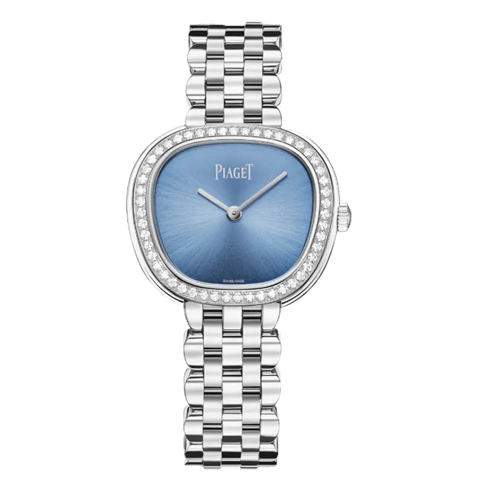 Relógio Sixtie Azul Aço E Diamantes 29mm