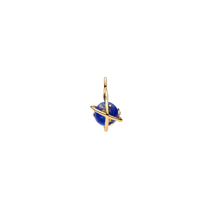 Conta Pendente Rotativa Planeta Azul Celestial
