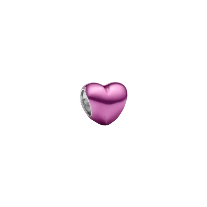 Mini Conta Coração Rosa