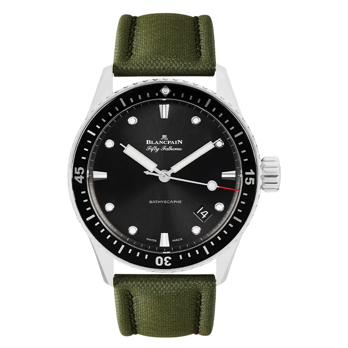 Relógio Blancpain Fifty Fathoms Bathyscaphe Data