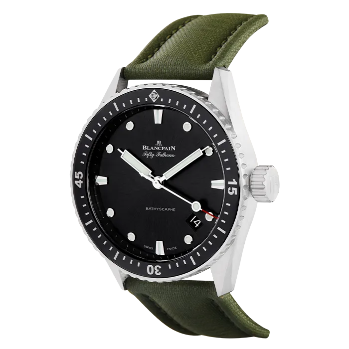 Relógio Blancpain Fifty Fathoms Bathyscaphe Data